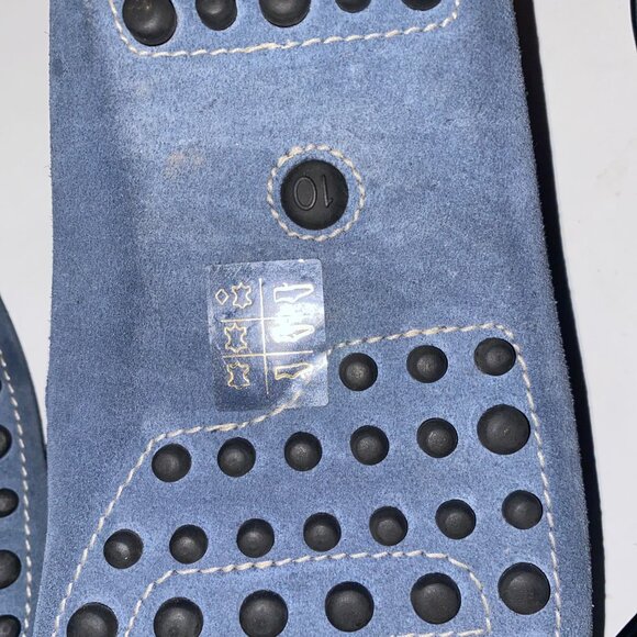 The Original Car Shoe Blue Suede Driving Loafers – Men’s Size 10 – Made in Italy - Picture 7 of 8